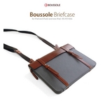 boussole（ブソル）　iPad専用バッグ・スタンドコンボBriefCase for iPad-navy
