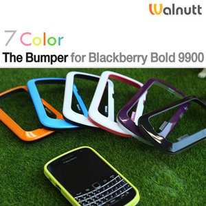W1218BB●Blue Black●Walnutt_BlackBerry Bumper （ブラックベリー専用ケース）