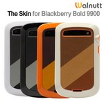 W1234BB●White Gray●Walnutt_BlackBerry Skin （ブラックベリー専用ケース）