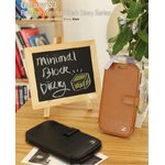 Z1261GS3★[本革] Galaxy S3 Zenus Prestige minimal block diary series  （ギャラクシーケース）ブラック