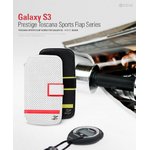 Z1269GS3【ブラック】Galaxy S3 Prestige Toscana sports flap （ケース）