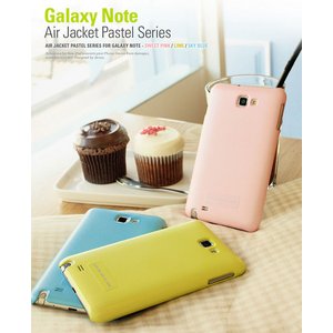 Z1074GNT【スカイブルー】Galaxy Noteケース Air Jacket　Pastel