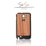 【I1240GNT】天然木で作られたGalaxy Note（ギャラクシーノート）ケース wood-fit Sai-sai 