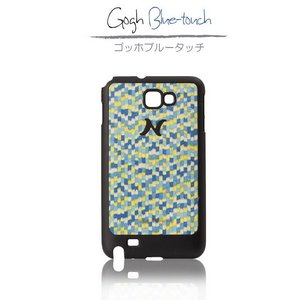 【I1237GNT】天然木で作られたGalaxy Note1（ギャラクシーノート1）ケース wood-fit   Gogh Blue Touch - 拡大画像