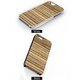 ★iPhone5★iPhone5 Man & Wood Real wood case Genuine Zebrano 　ホワイトフレーム - 縮小画像2