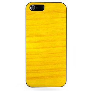 ★iPhone5★iPhone5 Man & Wood Real wood case Vivid Lemon Tree White I1514i5  - 拡大画像