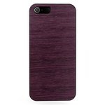 ★iPhone5★iPhone5 Man & Wood Real wood case Vivid Puple Rain White I1513i5 