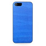 ★iPhone5★iPhone5 Man & Wood Real wood case Vivid Midnight Blue 　ブラックフレーム