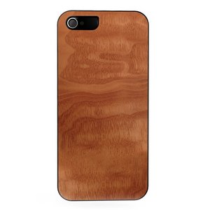 ★iPhone5★iPhone5 Man & Wood Real wood case Genuine Magma 　ホワイトフレーム - 拡大画像