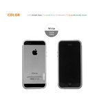 【iPhone5ケース】Walnutt Bumper Trio Art Card  W1611i5　ホワイト+ダークグレー