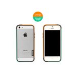 【iPhone5ケース】Walnutt Bumper Trio Art Card　W1614i5　オレンジ+エメラルドグリーン