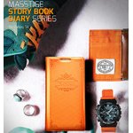 docomo【GALAXY S4 SC-04E】Zenus Masstige Story Book Diary（マステージ ストーリーブック） ☆自動オン/オフ機能付き/オレンジ