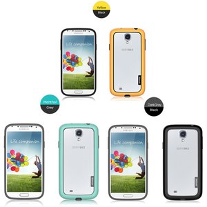 ★【docomo】GALAXY S4 SC-04E Bumper Solid (バンパーソリッド) ホワイト+ダークグレー 商品写真2