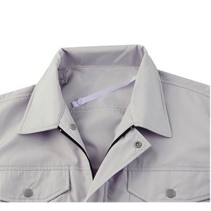 空調服 暑さ対策 ファン付きポリエステル製長袖ブルゾン ネイビー 2Lのポイント8