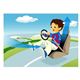 【おしりに汗をかかない】空調ざぶとん 涼風 車載用クールクッションシガレット用セットKC-1000Bブラック【2枚セット】 - 縮小画像3