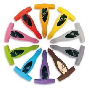 【ペット用品】犬猫うさぎ用　抜け毛取りブラシ Foolee（フーリー） Lサイズ レッド - 拡大画像