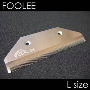 【ペット用品】犬猫うさぎ用　抜け毛取りブラシ Foolee（フーリー） 替刃 L