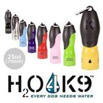 【ペット用品】犬用　お散歩携帯水筒「H2O4K9」 大ボトル（イエロー）