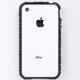 iphone4＆4S　デコケース　ハンドメイド　スタッズ　ブラックスワロフスキー - 縮小画像1