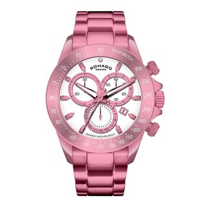 ROMAGO腕時計Unisex　RM027-0406AL　ホワイト/ピンク - 拡大画像