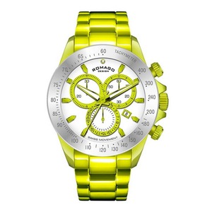 ROMAGO腕時計Unisex　RM027-0406AL　ホワイト/イエロー - 拡大画像