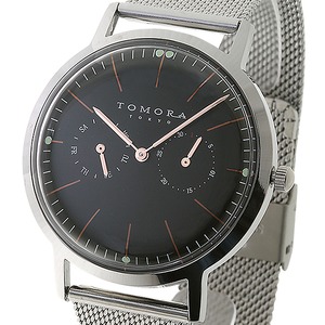 TOMORA TOKYO(トモラトウキョウ) 腕時計 日本製　T-1603-PBK - 拡大画像