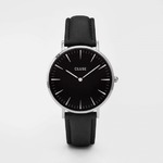 CLUSE(クルース）LA BOHEME SILVER - 38 mm Black/Black