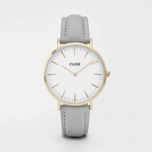 CLUSE(クルース）LA BOHEME GOLD - 38 mm White/Grey