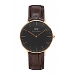 Daniel Wellington(ダニエルウェリントン)CLASSIC BLACK Rose gold 36mm　York