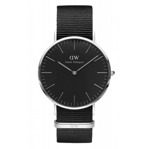 Daniel Wellington(ダニエルウェリントン)CLASSIC BLACK Silver 40mm　Cornwall 商品画像