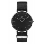 Daniel Wellington(ダニエルウェリントン)CLASSIC BLACK Silver 40mm　Cornwall