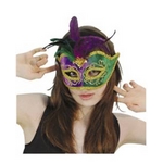 RUBIE'S（ルービーズ） Domino Mask - Green/Purple（ドミノ マスク グリーン／パープル）