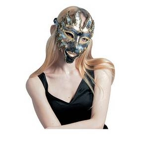 RUBIE'S（ルービーズ） Domino Mask - Black Masquerade（ドミノ マスク ブラック マスカレイド）