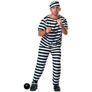 RUBIE'S（ルービーズ） ADULT（アダルト） コスプレ Prisoner Man（プリズナー マン） Stdサイズ