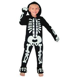 RUBIE'S（ルービーズ） CHILD（チャイルド） コスプレ G.I.D Fleece Skeleton（G.I.D フリース スケルトン） Todサイズ