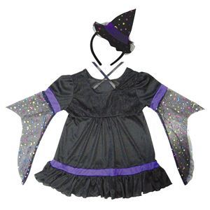 RUBIE'S（ルービーズ） CHILD（チャイルド） コスプレ Purple Twinkle Witch（パープル トゥウィンクル ウィッチ） Lサイズ