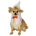 RUBIE'S（ルービーズ） PET（ペット用コスプレ） ペットコスプレ Headpiece ＆ 4 Paw Cuffs Ghost（ヘッドピース ＆ 4 パーティー カフス ゴースト） Sサイズ