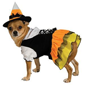 【コスプレ】 RUBIE'S（ルービーズ） PET（ペット用コスプレ） ペットコスプレ Candy Witch Pet Costume（キャンディー ウィッチ ペット コスチューム） XSサイズ - 拡大画像