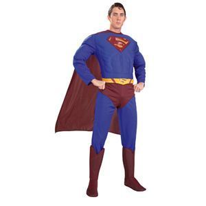 RUBIE'S（ルービーズ） SUPERMAN（スーパーマン） コスプレ Adult Dx. Superman（アダルト スーパーマン） Mサイズ