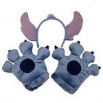 RUBIE'S（ルービーズ） DISNEY（ディズニー） 手ぶくろ（コスプレ） Stitch Headband ＆ Glove Set（スティッチ ヘドバンド ＆ グローブ セット）