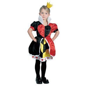 【コスプレ】 RUBIE'S（ルービーズ） DISNEY（ディズニー） コスプレ Child Queen Of Hearts（クイーン オブ ハーツ） Sサイズ - 拡大画像