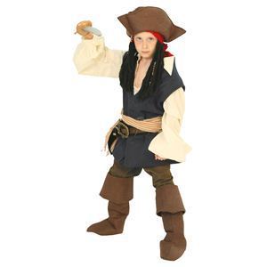 【コスプレ】 RUBIE'S（ルービーズ） DISNEY（ディズニー） コスプレ PIRATES of the CARIBEAN（パイレーツ・オブ・カリビアン）シリーズ Child Jack Sparrow（ジャッ・スパロウ） Lサイズ - 拡大画像