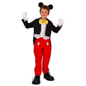 【コスプレ】 RUBIE'S（ルービーズ） DISNEY（ディズニー） コスプレ Child Mickey（ミッキー） Todサイズ（キッズ・子供用） - 拡大画像