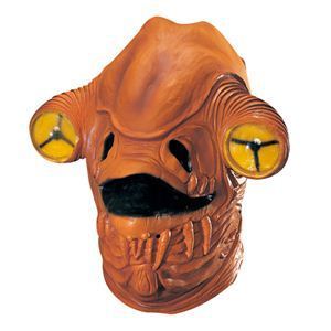 RUBIE'S（ルービーズ） STAR WARS（スターウォーズ） マスク（コスプレ用） Admiral Ackbar Latex Mask（アクバー提督 ラテックス マスク）