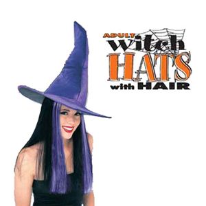 RUBIE'S （ルービーズ） 49227 Purple Velour Crooked Witch Hat 49227 （ハット）