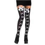 RUBIE'S （ルービーズ） 8509 White Crossbone Tights
