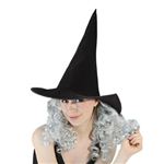 【コスプレ】 RUBIE'S （ルービーズ） 802695 Witch Hat with Silver Curly Hair