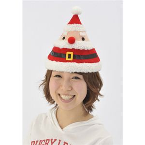 【クリスマスコスプレ】もこもこサンタ帽子