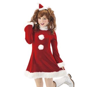 【クリスマスコスプレ】ベルスリーブサンタ - 拡大画像