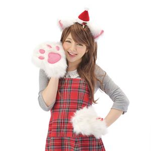 【クリスマスコスプレ】X'mas白ねこセット